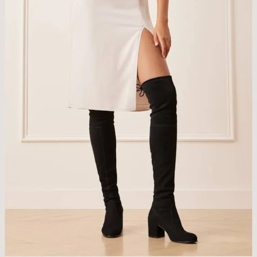 **Worn Once** Stuart Weitzman Tieland OTK Boot SZ 9M 
Retail $950 - Picture 5 of 14